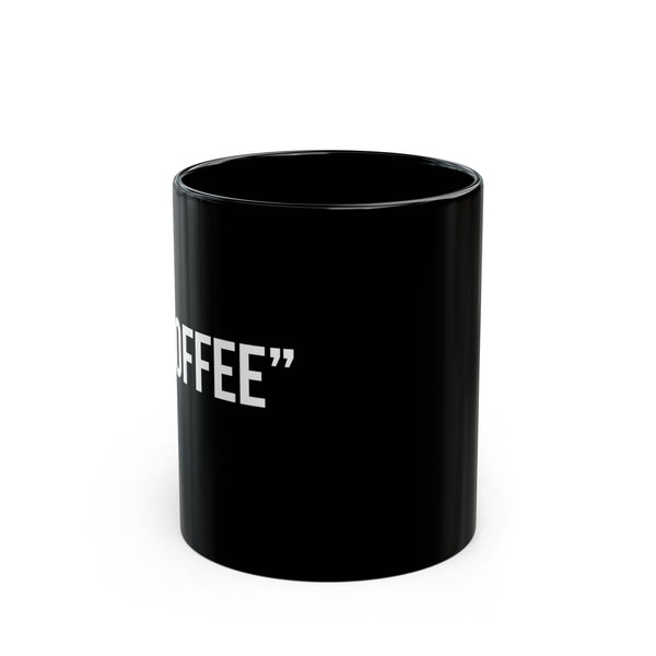 ''Coffee'' black mug