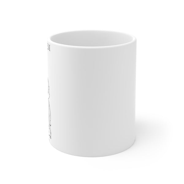 Semper Idem (Always the same thing) white mug