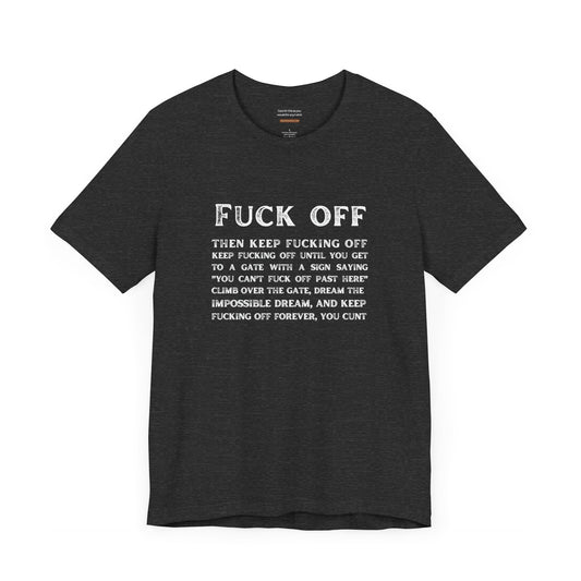 Unisex t-shirt with "The Subtle Directions" print