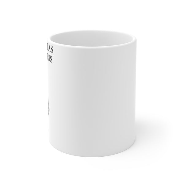 Non Desistas Non Exieris (Never give up, never surrencer) white mug