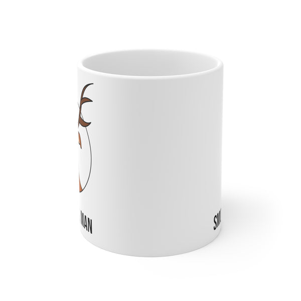 Real Smoking Deer white mug