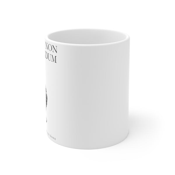 Illegitimi Non Carborundum (Don't let the bastards get you down) white mug