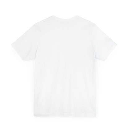 Unisex t-shirt with "86% of all statistics is made up" print