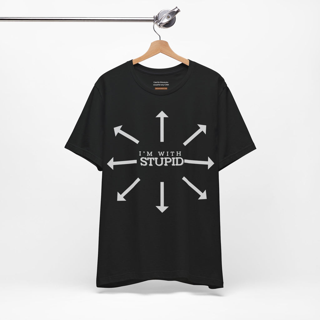 I'm with stupid t-shirt – Smokingdeer