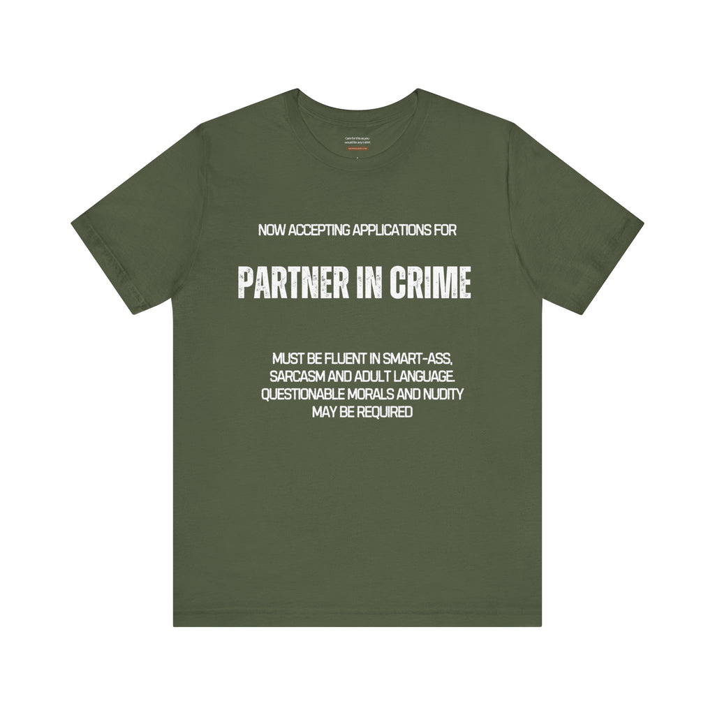 Partner in crime t-shirt