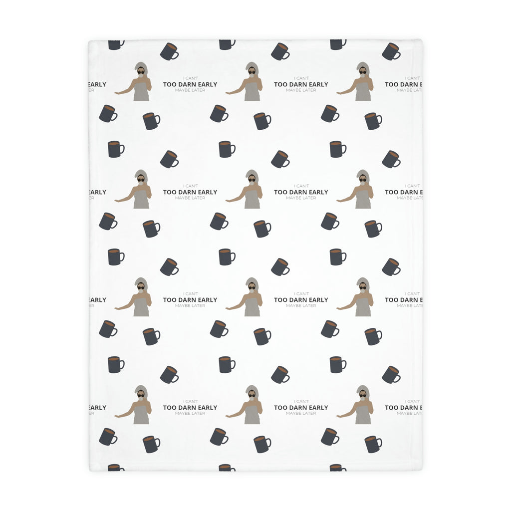 Too early/too late blanket GIRL (Two-sided print)