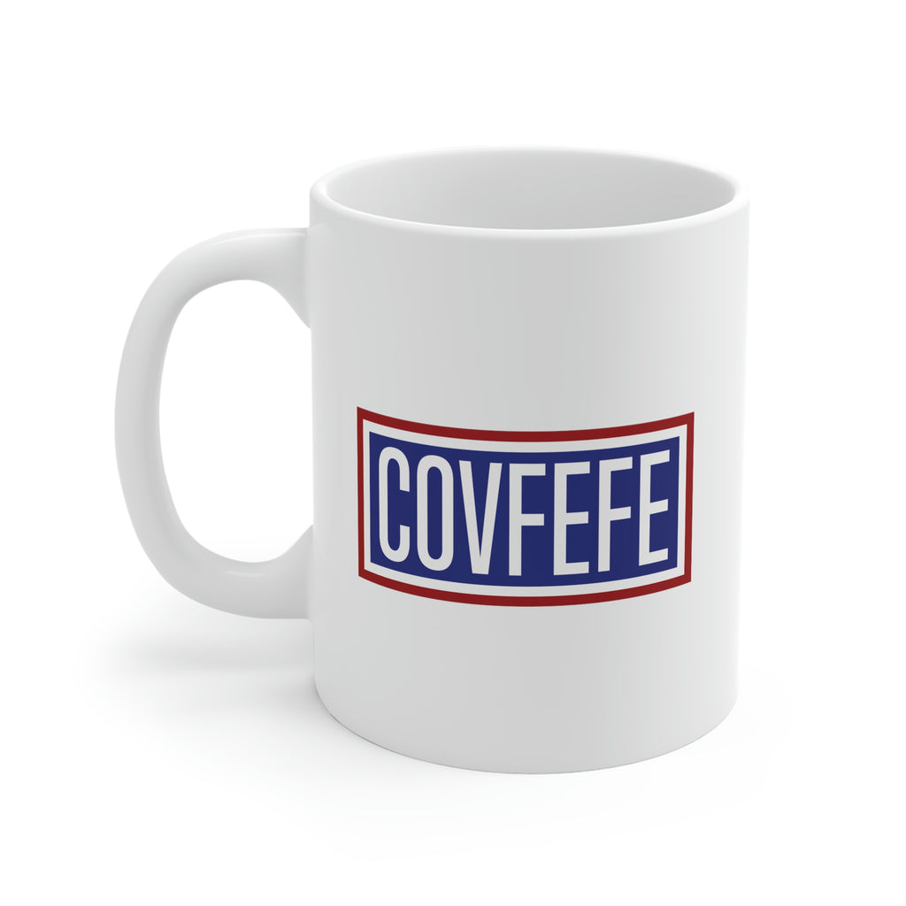 Make COVFEFE great again - white mug